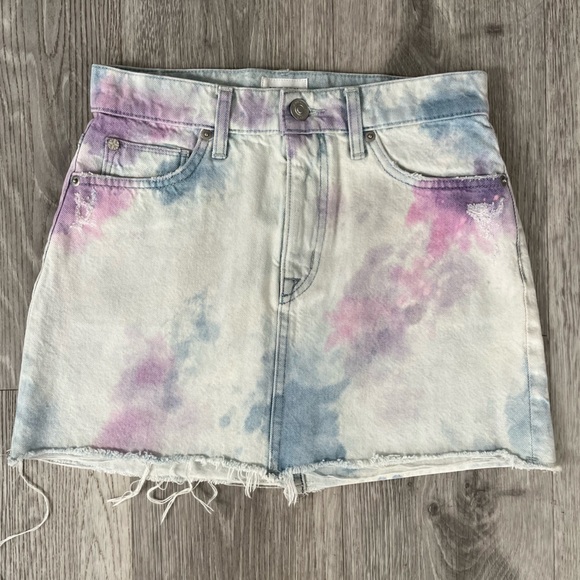 Hudson viper pigment dyed mini skirt 25 - Picture 3 of 11